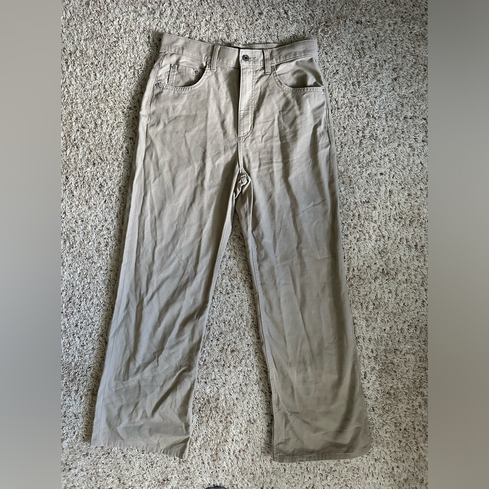 Cisos Design Women’s Beige Pants Size 6 100% Cotton